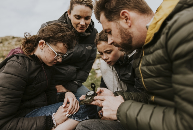 family study a compass