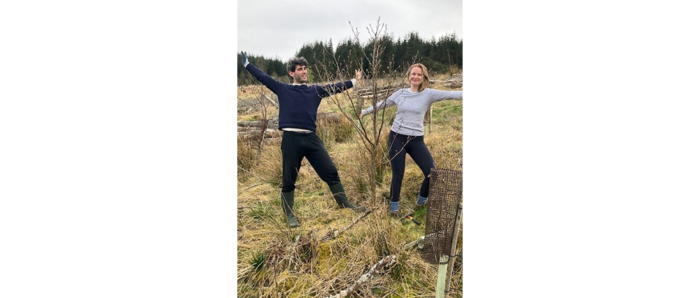 Jamie's Wood planting at Glenlude 2b - 2025